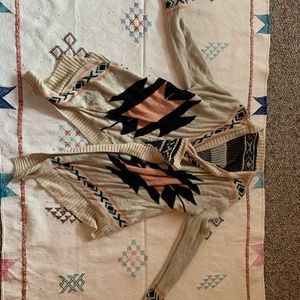 Southwest print cardigan